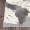 World Rug Gallery Palm Floral Leaves Indoor/Outdoor Runner Rug 2' x 7' Runner Gray 5553GRAY2X7 - alternate 7